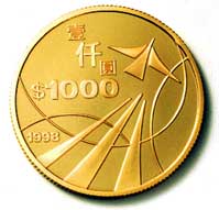 Chinese Commemorative Gold Coin