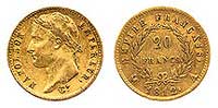 France 20 Franc Gold Coin