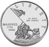 United States Marine Corp Commemorative Silver Coin